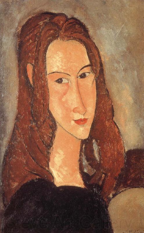 Amedeo Modigliani Portrait of Jeanne Hebuterne-Head in profile Germany oil painting art